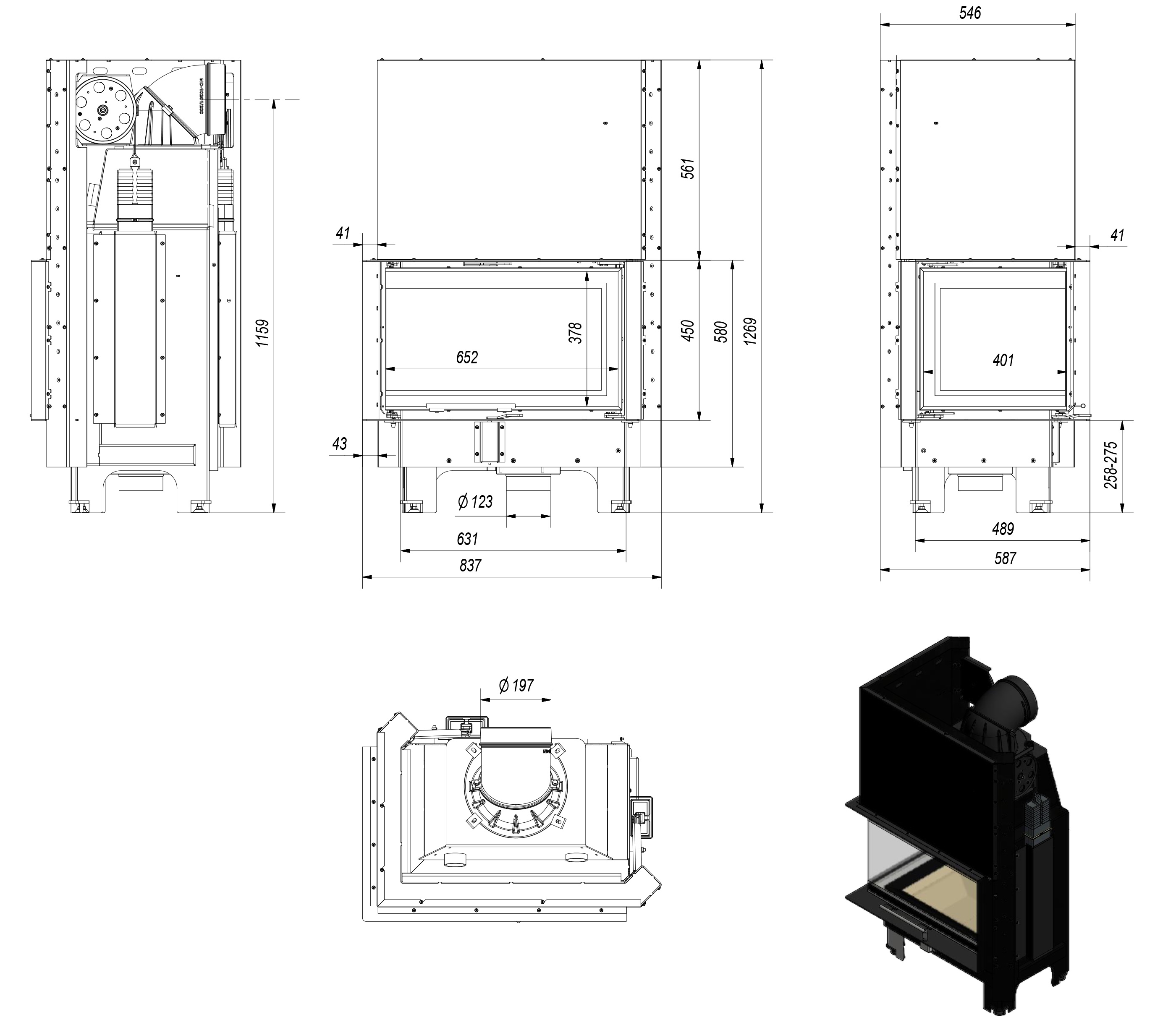 Rysunek techniczny MBM/L/BS/G/SG rysunek techniczny